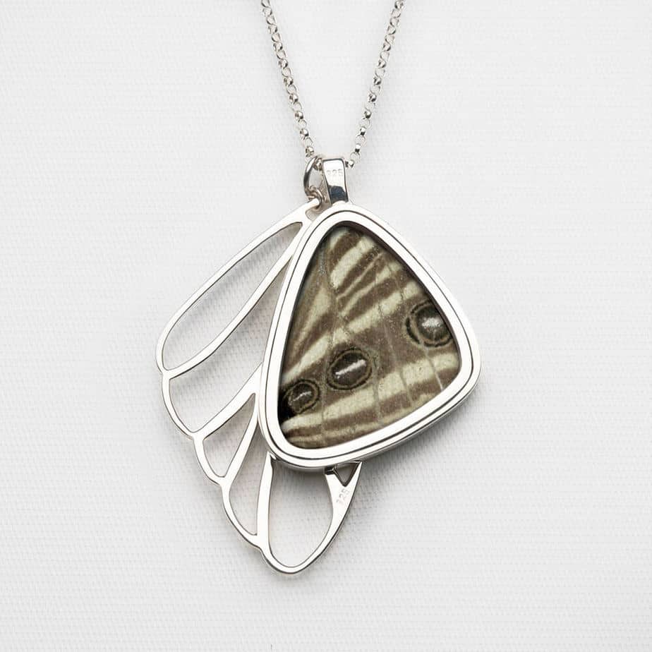Morpho Zephyritis Cluster Pendant