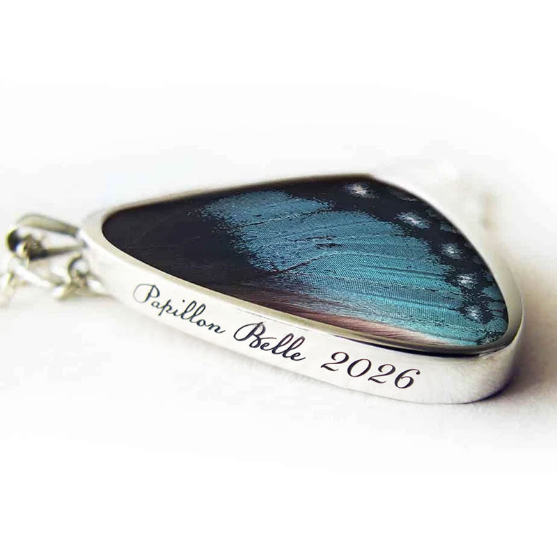 Signature real butterfly wing pendants