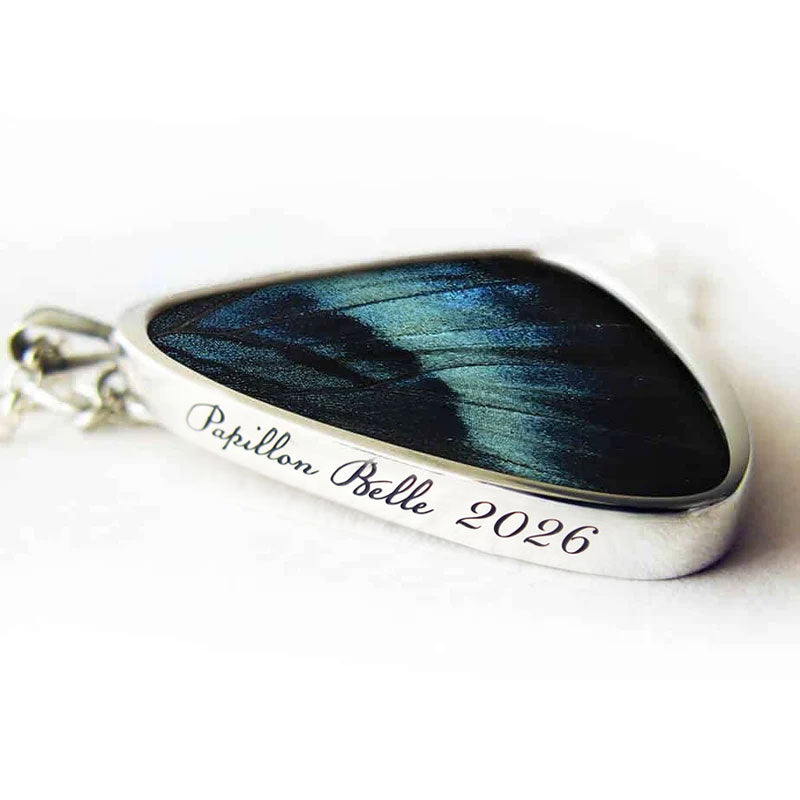 Signature real butterfly wing pendants