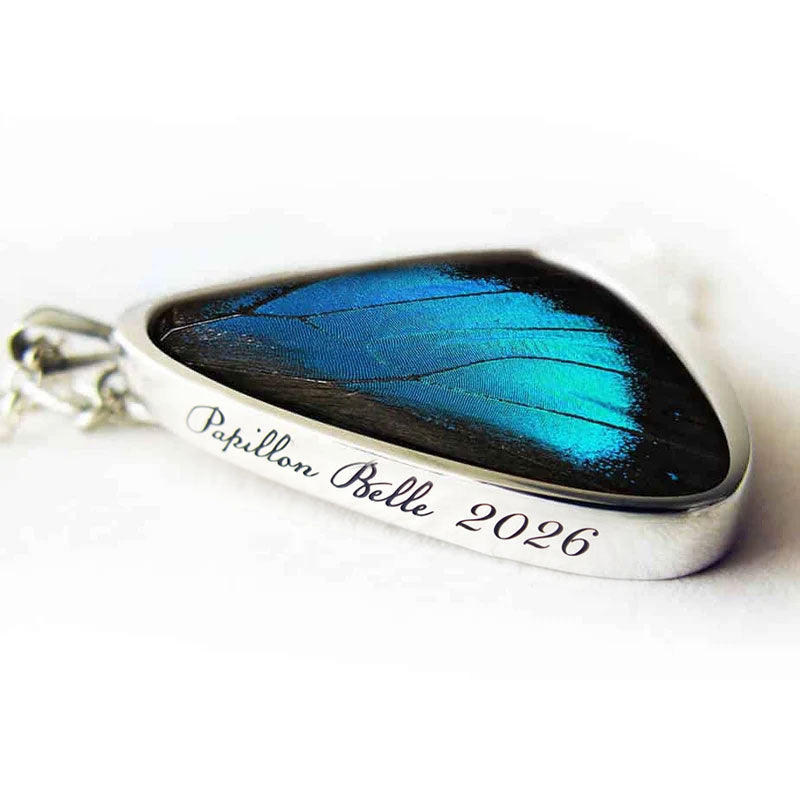 Signature real butterfly wing pendants