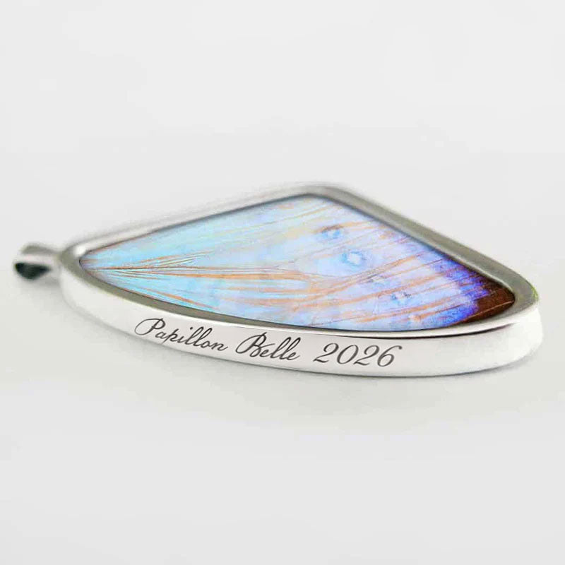 Signature real butterfly wing pendants