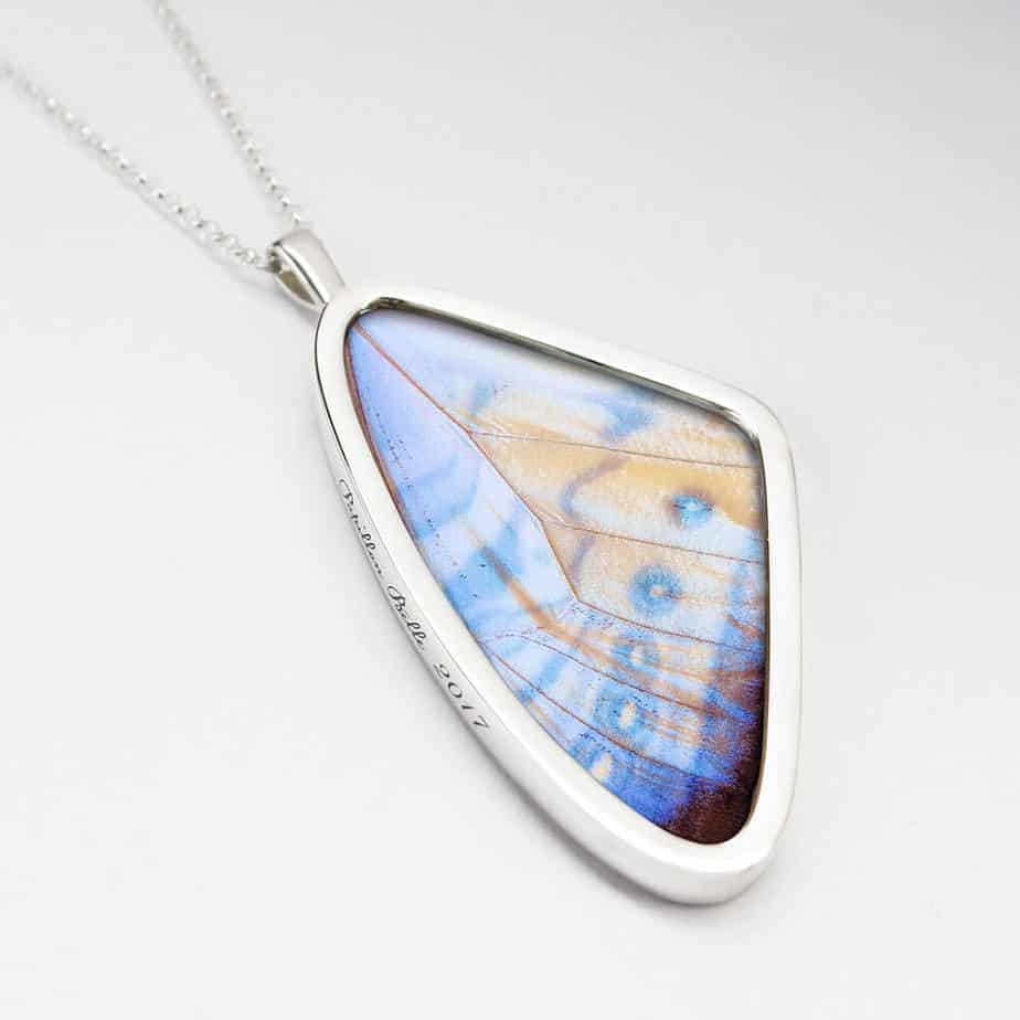 Signature real butterfly wing pendants