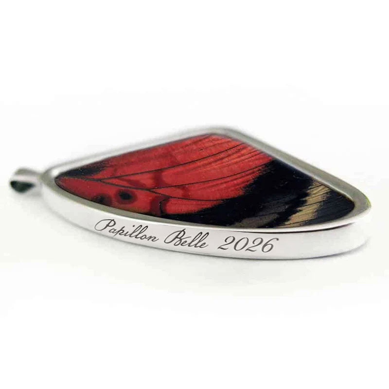 Signature real butterfly wing pendants