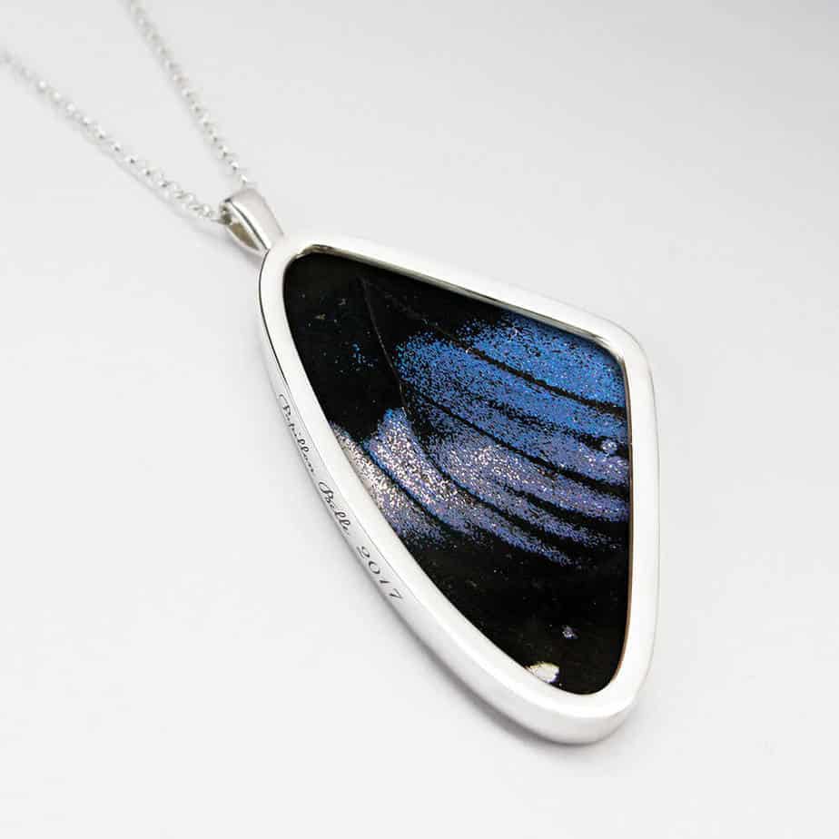 Signature real butterfly wing pendants