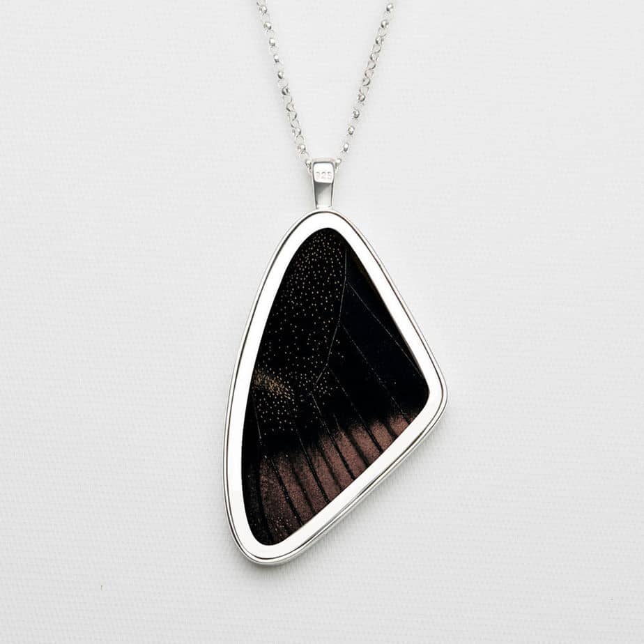 Signature real butterfly wing pendants