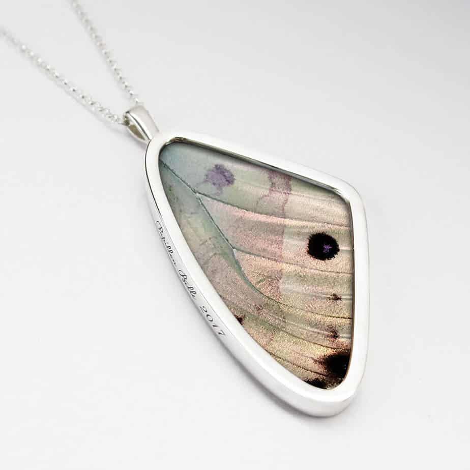 Signature real butterfly wing pendants