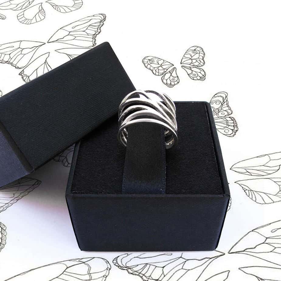 Skeleton Wing Ring