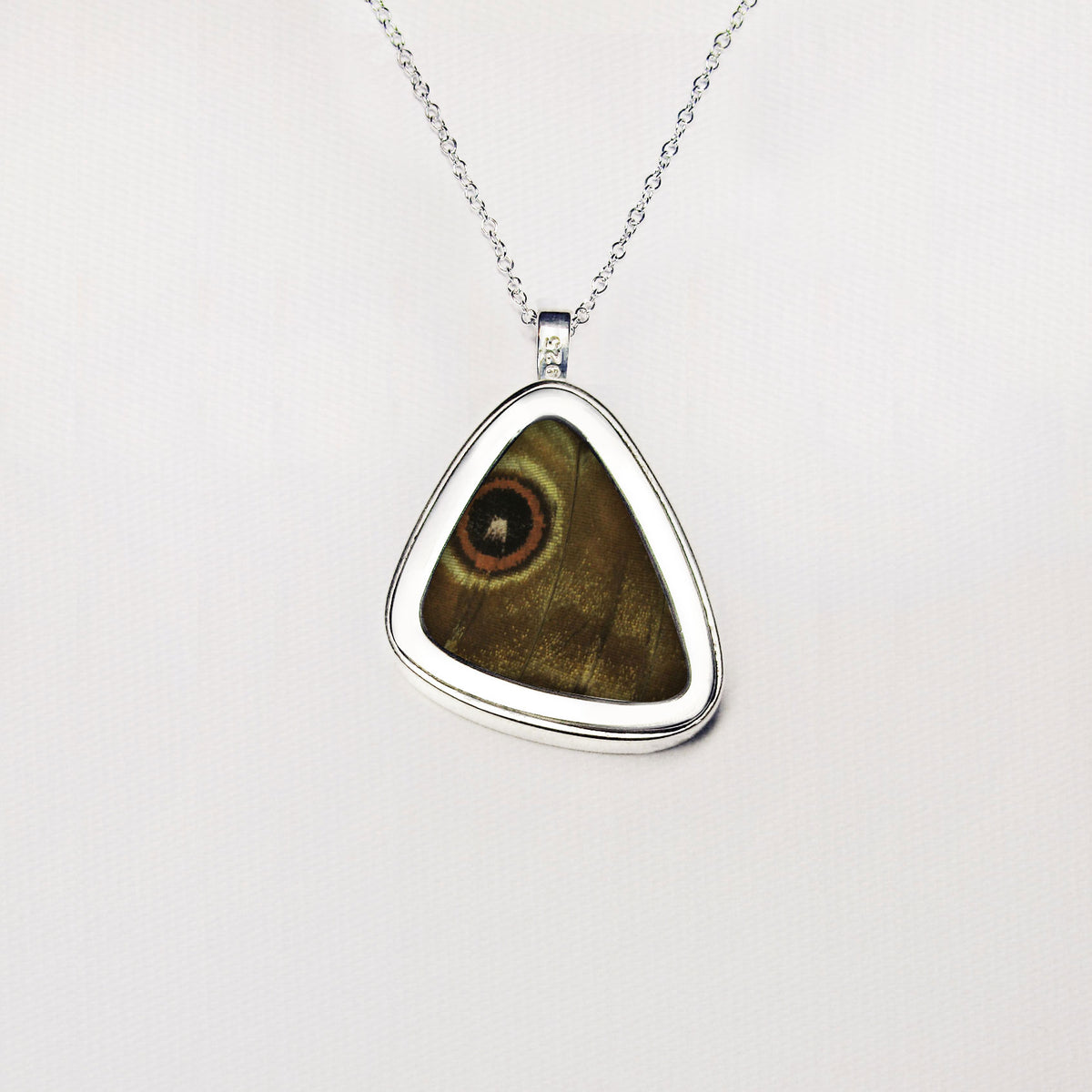 Morpho Didius Small Hind Wing Pendant