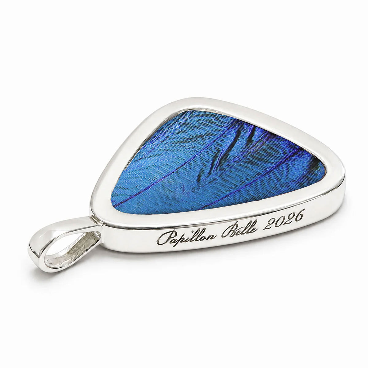 Morpho Didius Small Hind Wing Pendant