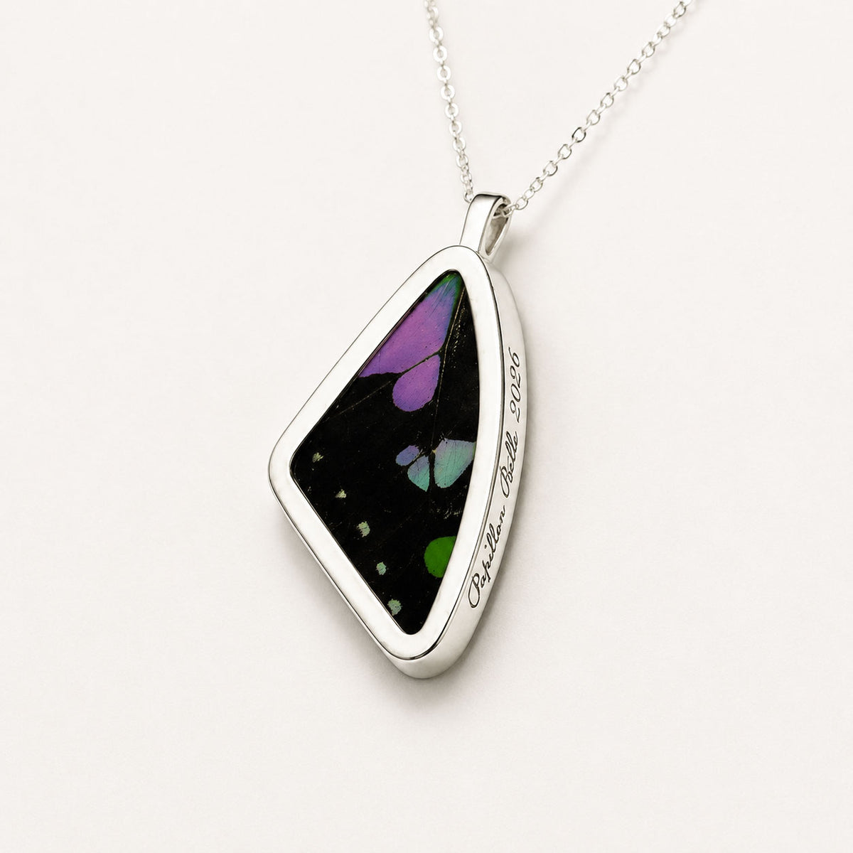 Graphium Weiskei (Purple) Small Fore Wing Pendant