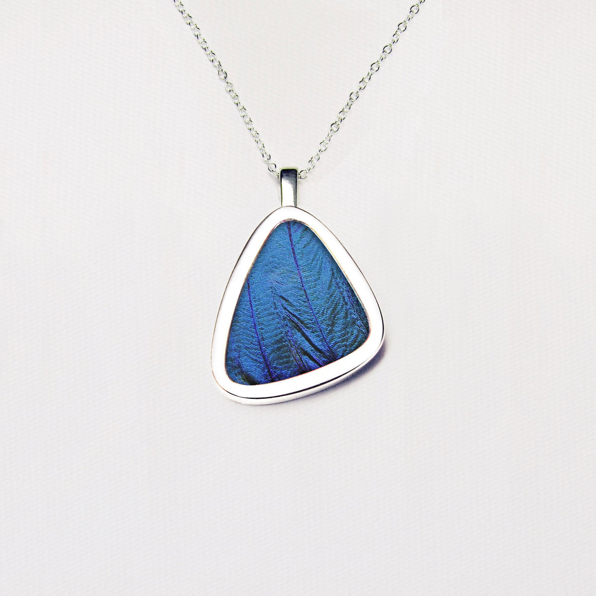 Morpho Didius Small Hind Wing Pendant