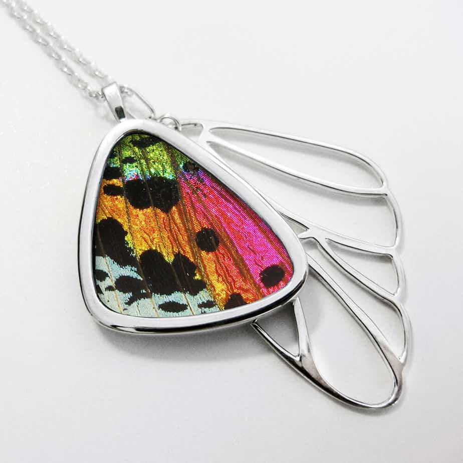 Urania Chrysiridia Rhipheus Cluster Pendant