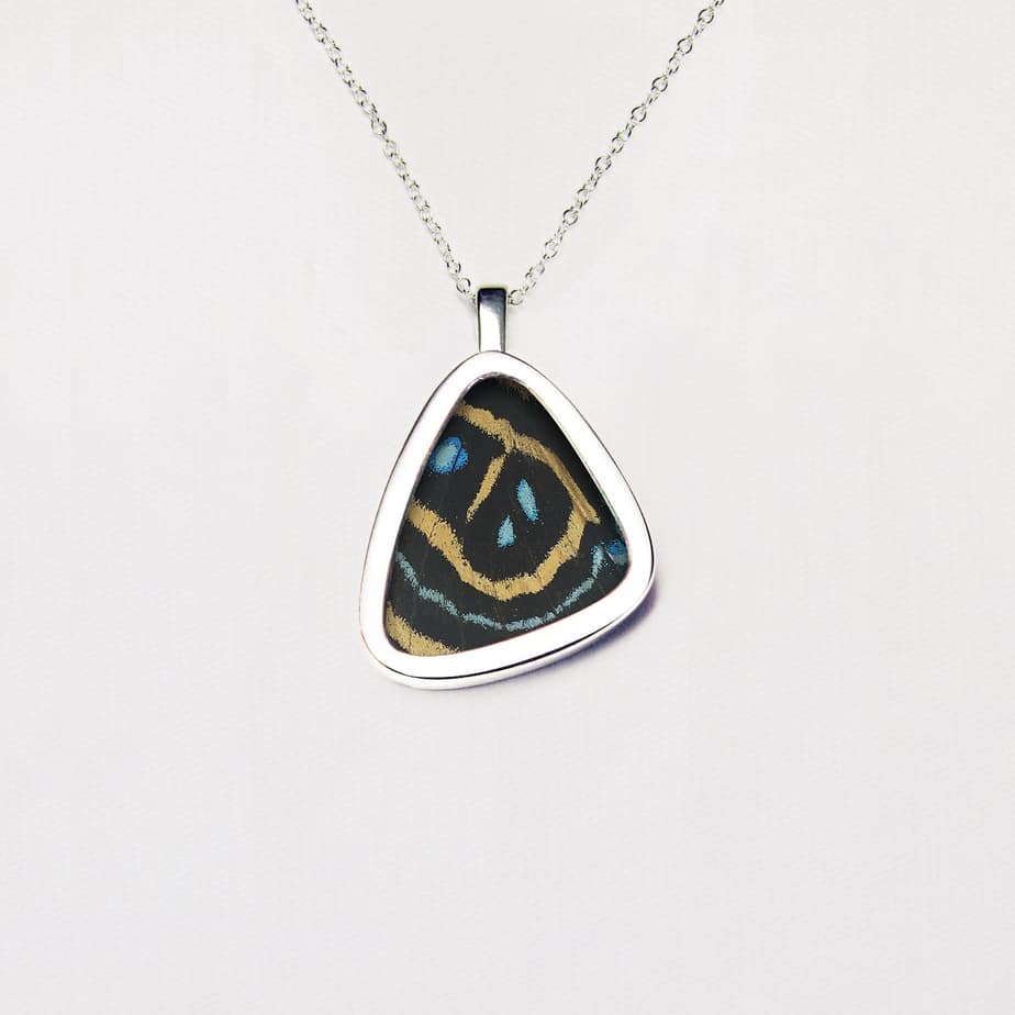 Signature real butterfly wing pendants