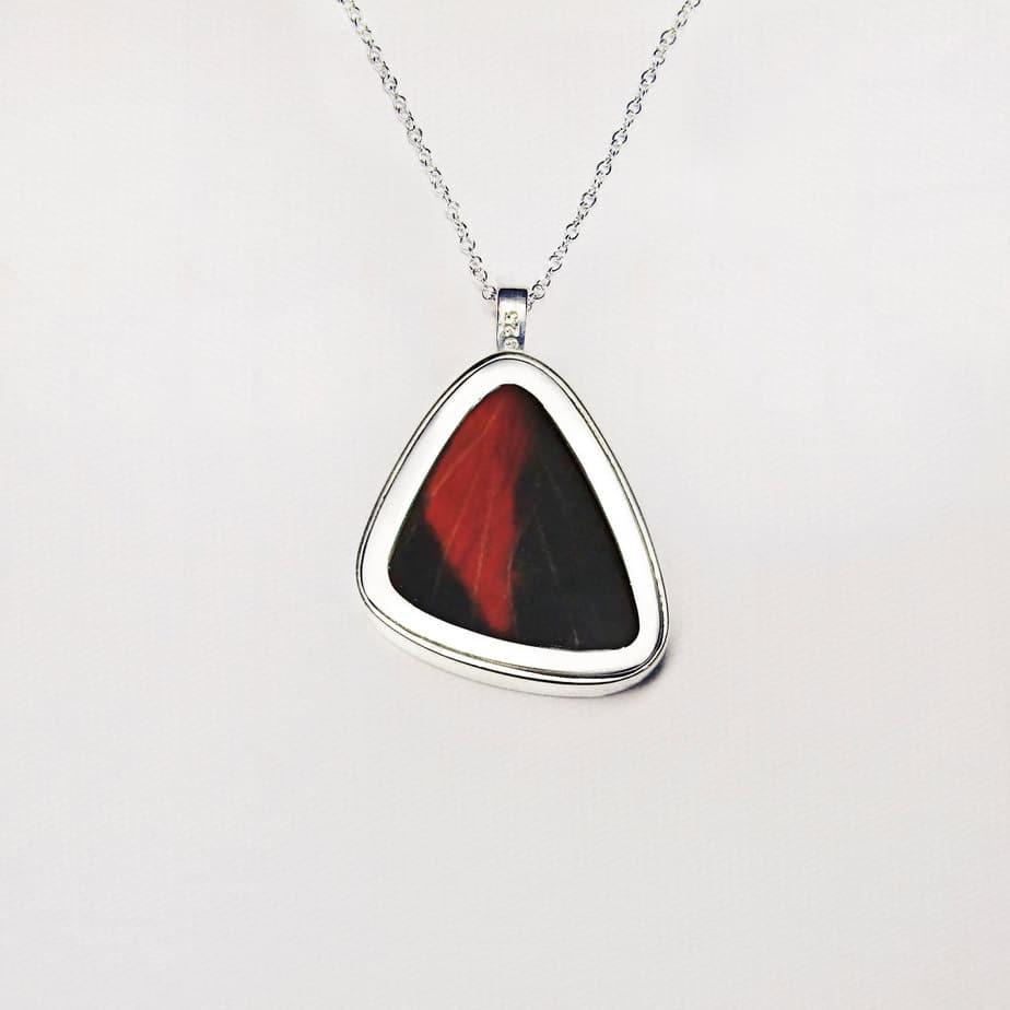 Signature real butterfly wing pendants