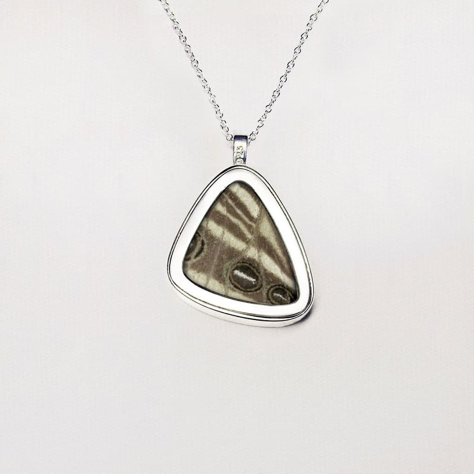 Signature real butterfly wing pendants