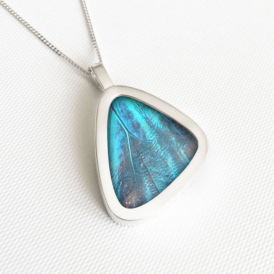 Signature real butterfly wing pendants