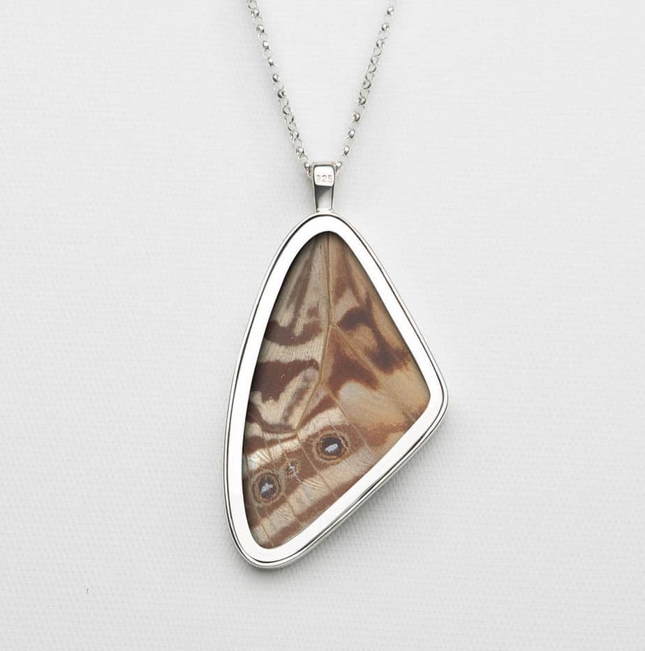 Signature real butterfly wing pendants