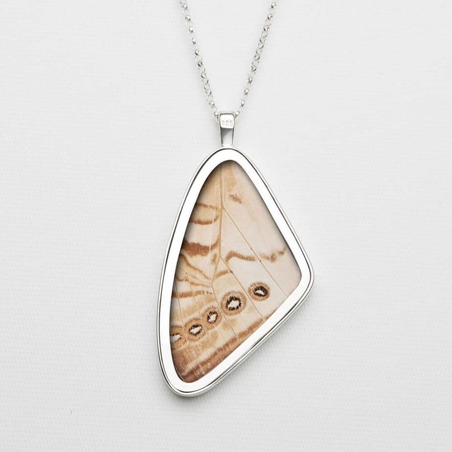 Signature real butterfly wing pendants