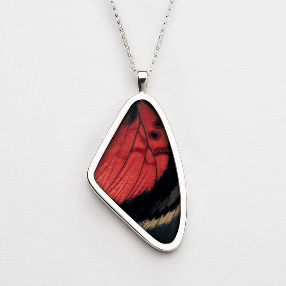 Signature real butterfly wing pendants