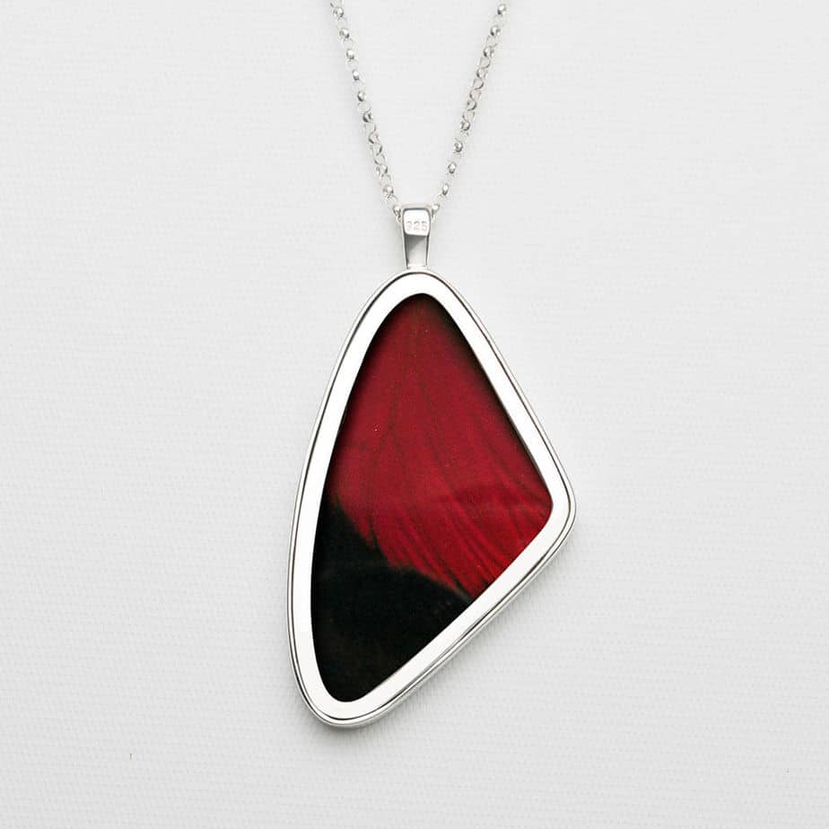 Signature real butterfly wing pendants