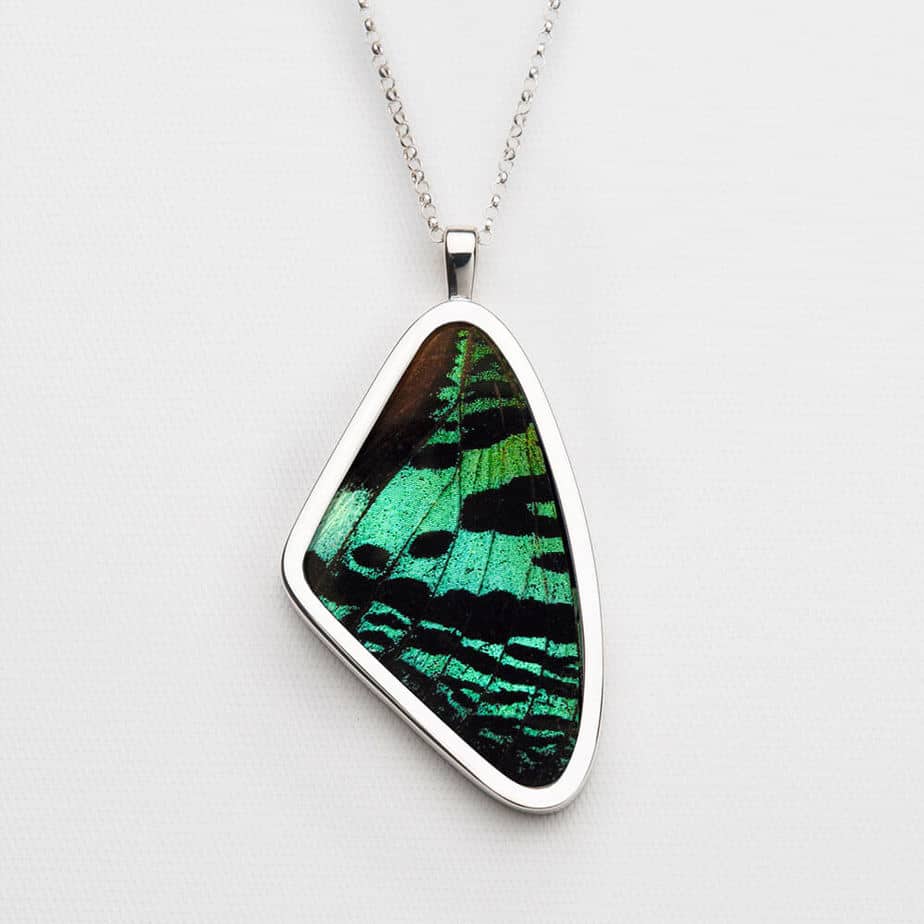 Signature real butterfly wing pendants