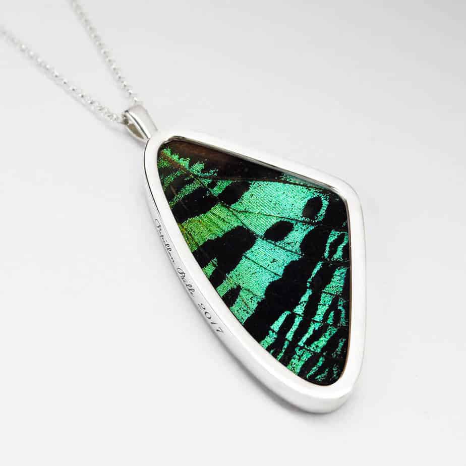 Signature real butterfly wing pendants