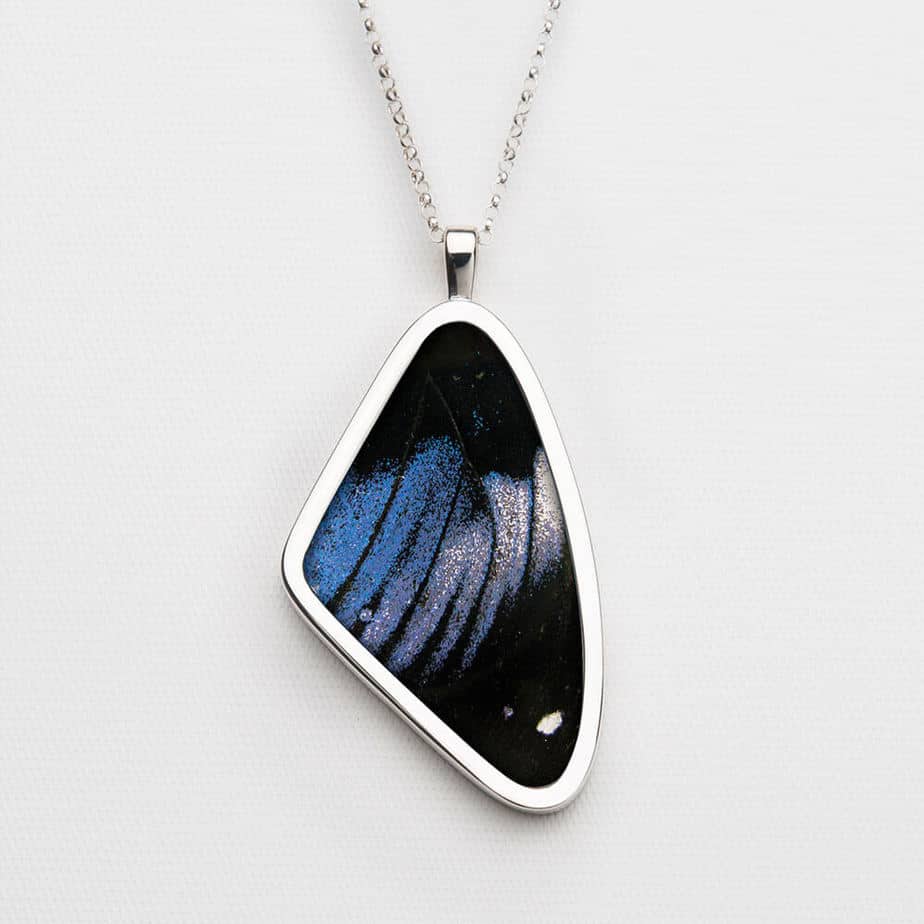 Signature real butterfly wing pendants