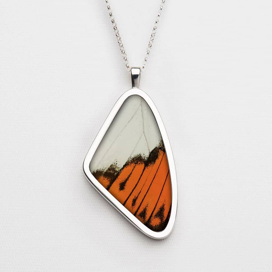 Signature real butterfly wing pendants