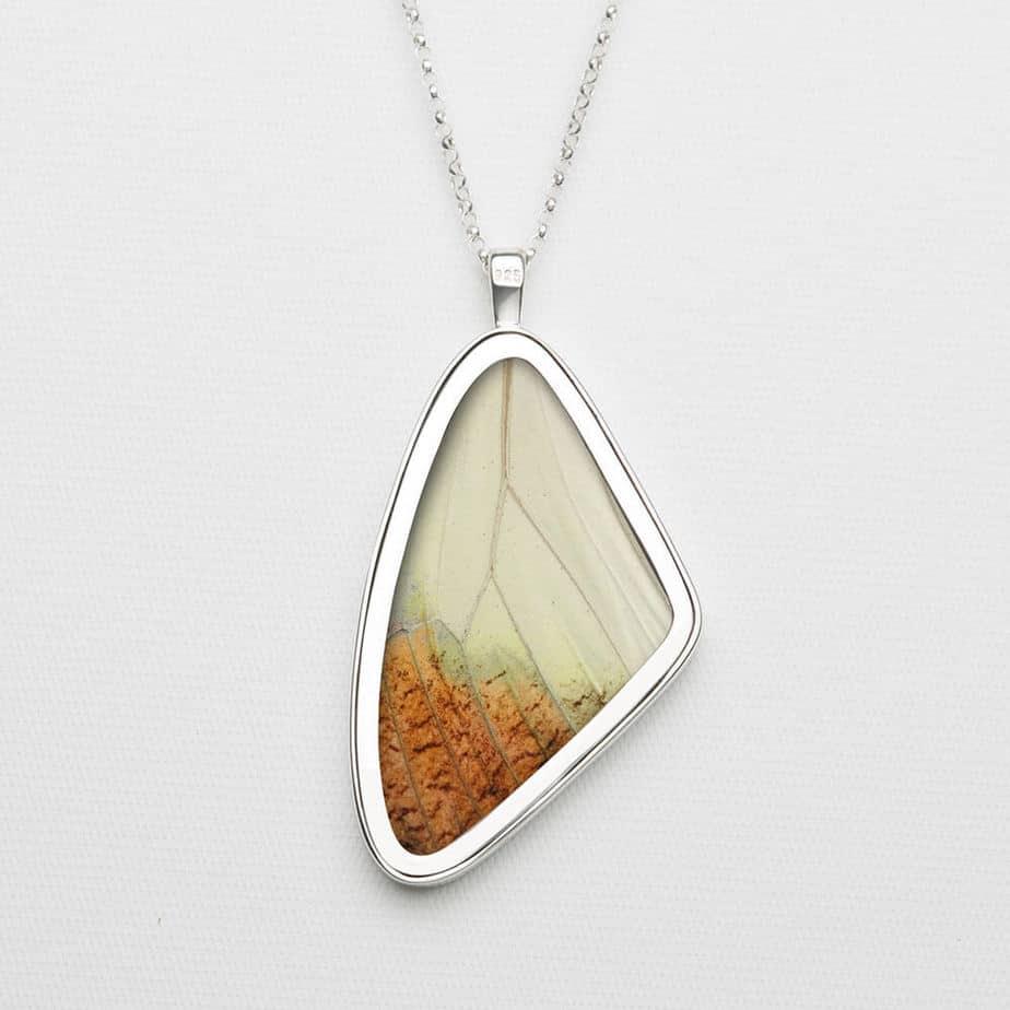 Signature real butterfly wing pendants