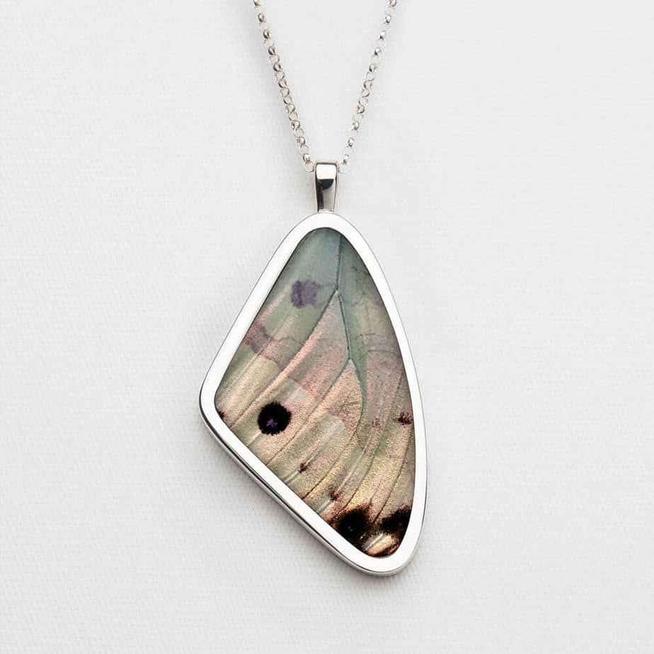 Signature real butterfly wing pendants