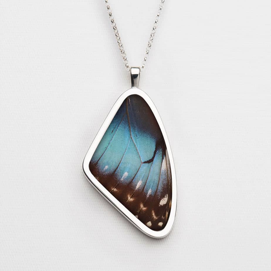 Signature real butterfly wing pendants