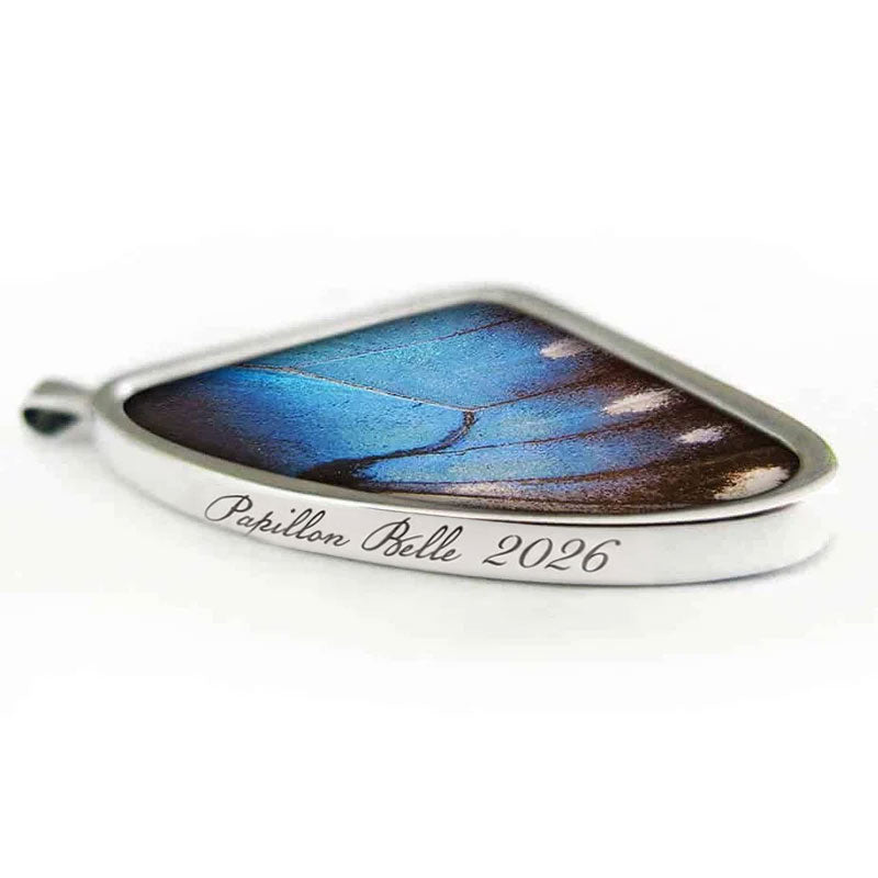 Signature real butterfly wing pendants