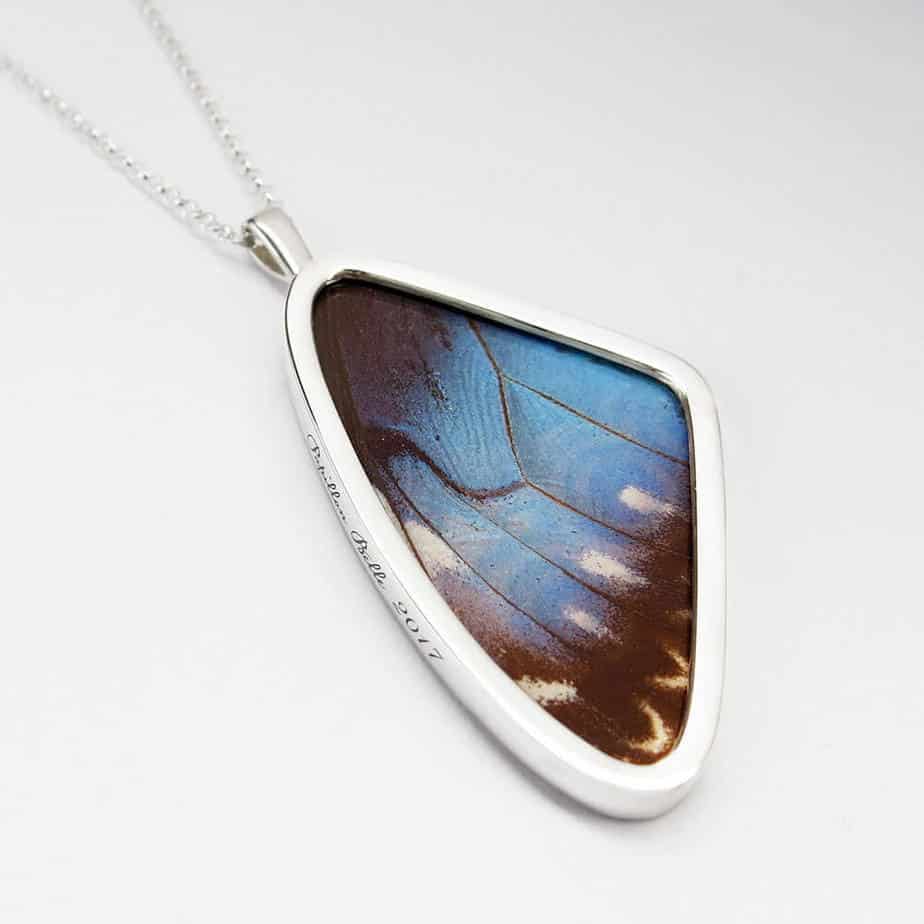 Signature real butterfly wing pendants